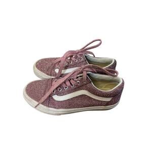 Vans Pink Glitter Old Skool Sneakers